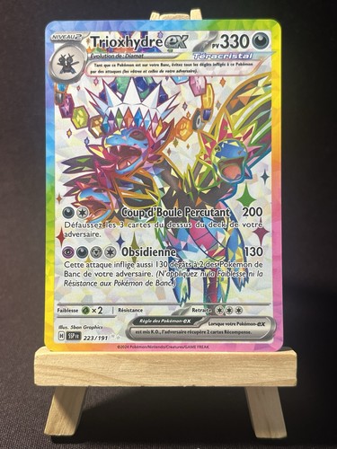 Carte pokemon trioxhydre - carte,