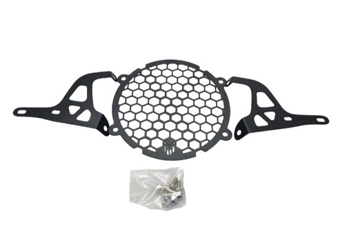 Grille phare noire adaptée - noire,