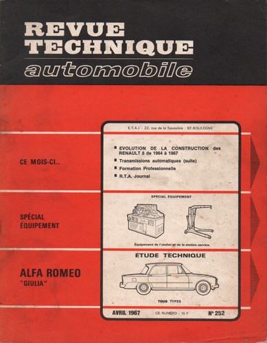 Revue technique automobile - automobile,