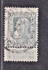TIMBRE 1905 BELGIQUE N° 78-OBL.TB-BEAU CACHET-VOIR SCAN R/V-2/173