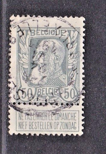 Timbre 1905 belgique - timbre,