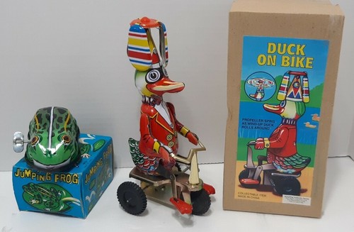 Vintage jumping frog - jumping,