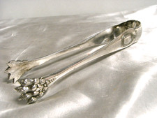 🇫🇷 PINCE A SUCRE ANCIENNE METAL ARGENTE PATTE GRIFFE DE LION