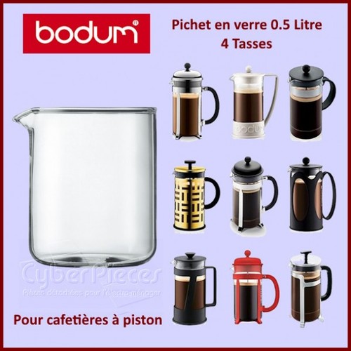 Verre rechange 5l - de, 0.5l