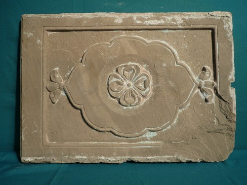 Ancien panneau frise de mur - /,