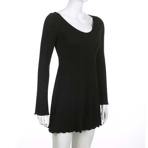 Femme tricoté mini robe - femme,