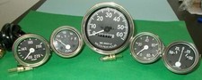 Willys MB Jeep Ford GPW CJ - Compteur de vitesse + Température + Huile + Carb...