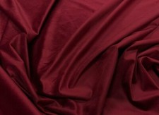 tissu très beau velours ameublement lisse rouge bordeaux en 1.45m large