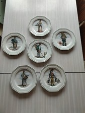 Série De 6 assiettes