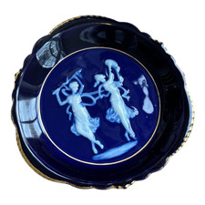 Vintage Art Deco Cobalt Blue