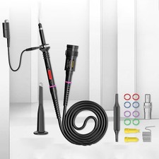Kit Sonde Oscilloscope Professionnel 200MHz avec Mini Attaches Grabber