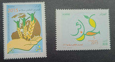 ALGERIA 2015, World expo Milano 2015, 2v MNH