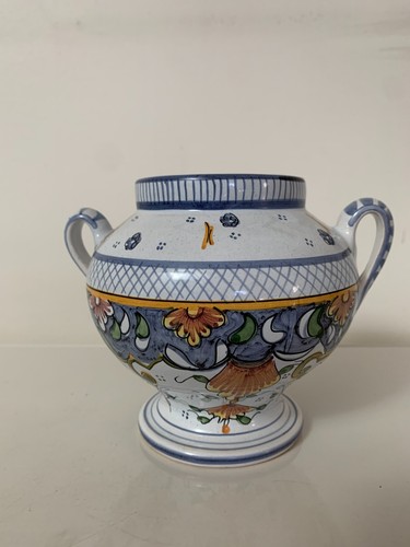Vase coupe vieux rouen - /,