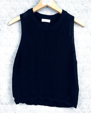 Kookai Top tricot noir femme