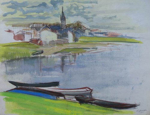 Grande aquarelle 50 - 66, x