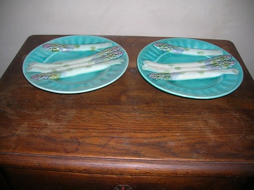 Assiettes asperge - assiettes, a