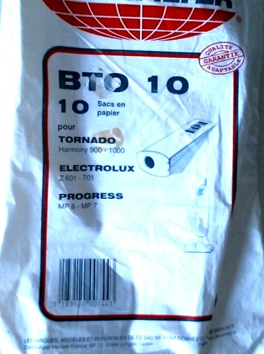 Sacs aspirateur tornado - 10,