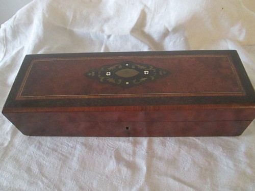 Ancienne boite bois gants - ancienne,