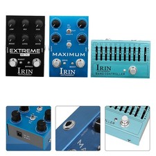 Pédale guitare effets pédale bleue guitare électrique IRIN overdrive distorsi