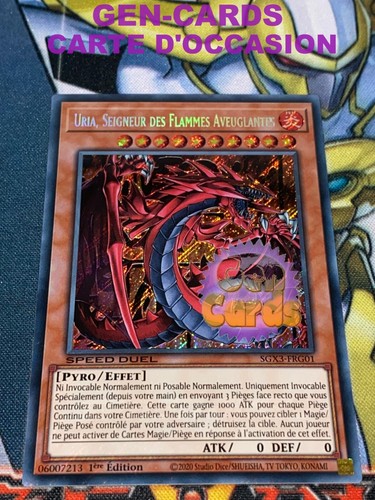 Carte uria seigneur - yu, gi