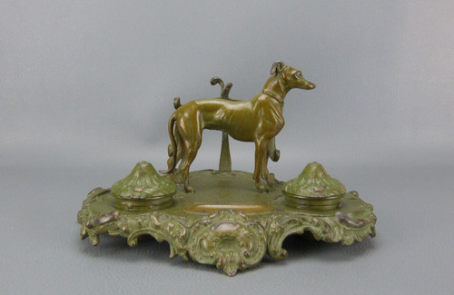 Superbe encrier zinc art - encrier, en