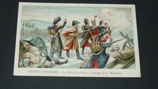 CHROMO BON-POINT ECOLE 1920-1939 GESTES CELEBRES 1812 MARECHAL NEY BEREZINA