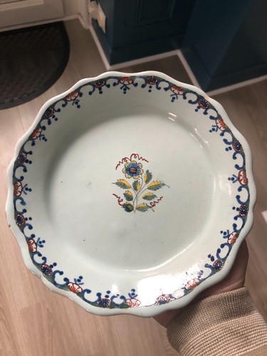 Belle assiette faience nord - belle, en