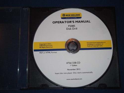New holland manuel - new,
