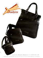 Publicité contemporaine maroquinerie Duolynx 2009 issue de magazine