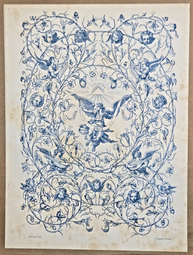 Lithographie religieuse - lithographie,