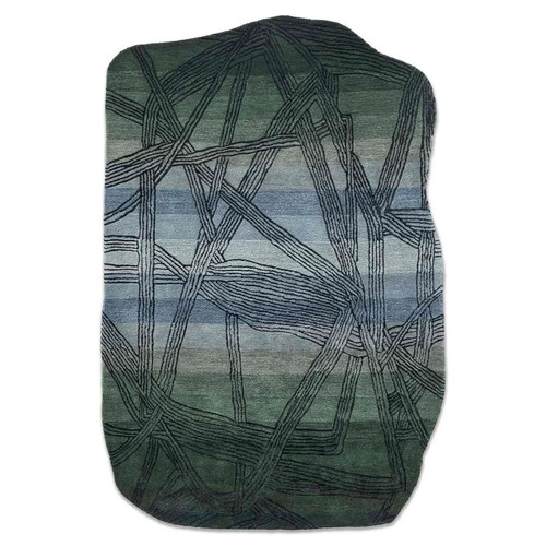 Tapis laine viscose - tapis, en