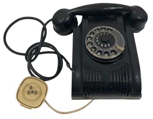 Téléphone ancien urmet noir - téléphone,