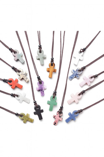 Collier pendentif croix - collier,