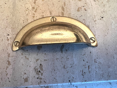 Poignée coquille bronze pour - poignée,