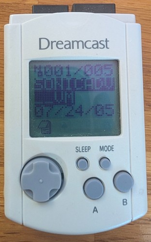 Sega dreamcast vmu visual - sega,