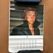 Michael Schenker Poster 1984 Toshiba EMI Calendar March Japan 16 x 23 inch