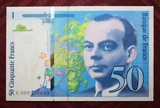 PREMIER MILLION - Billet 50 Francs Saint Exupéry 1992 – G 000 363 640 – TTB+++