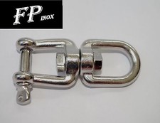 Emerillon et Manille Libre 8mm inox 316  Ref A54208