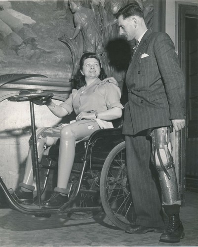 Prothèse amputation fauteuil