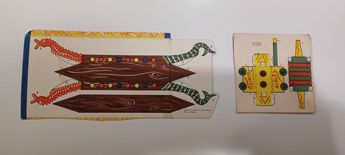 Banania découpages pirogue - banania,