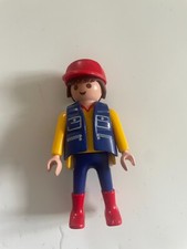 PLAYMOBIL 4185 centre équestre manège saut d'obstacle Homme Entraineur Chevaux