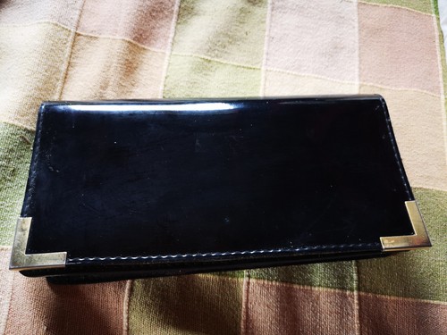 Pochette vernie noire - ,