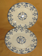 2 Assiettes dessert terre de
