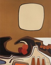 ANTONIO GUANSE VAGUE 1975 lithographie signée
