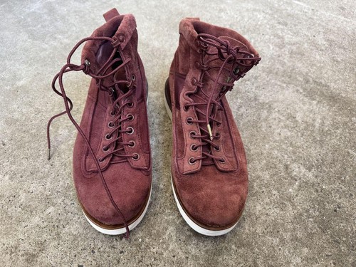 Bottes folk visvim burgundy - burgundy, us