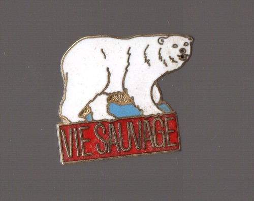 Pin vie sauvage ours - pin's,