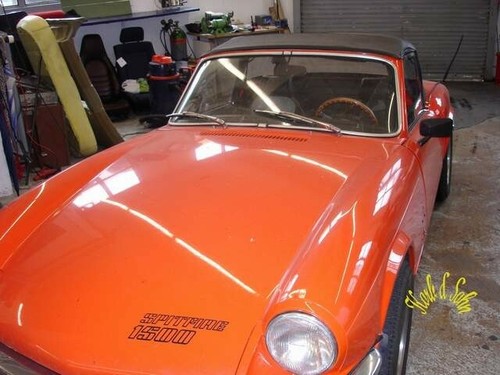 Triumph spitfire cabrioverdeck - triumph,