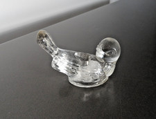 Petit OISEAU verre PORTE BOUGIE  ancien déco DECO BE