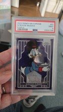 Rare Carte Graded PSA 9 - Disney100 Chrome Scrooge McDuck Purple #87