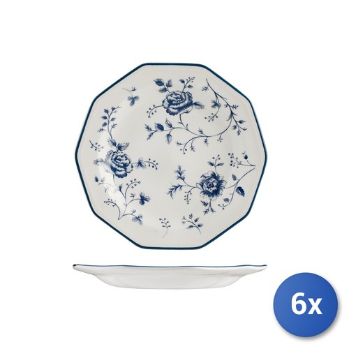 Assiette fruits de table - 6x,